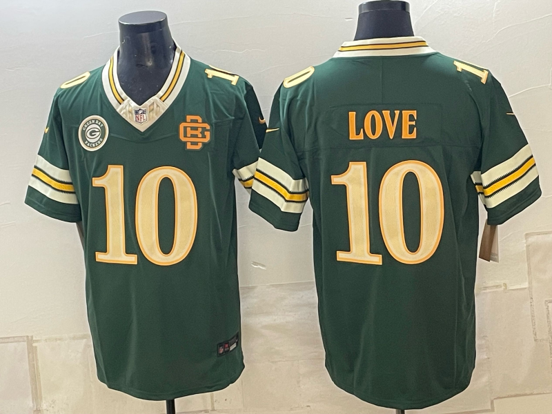 Men Green Bay Packers #10 Love green 2026 Nike NFL Jersey 1015002